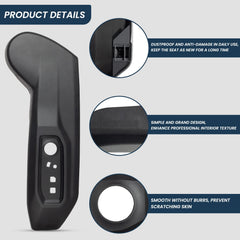 Reinforced edge of Prosentuo left seat panel shields against wear.