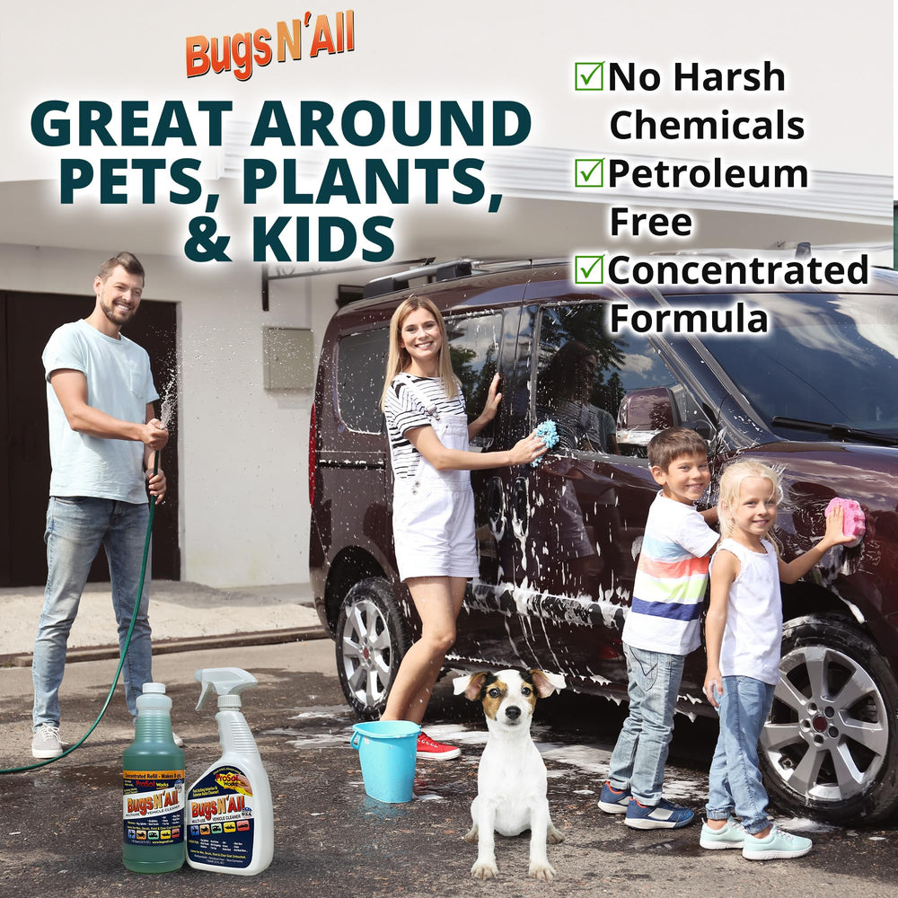 PROSOL WORKS Bugs N’ All on chrome surface delivering gentle yet effective shine.