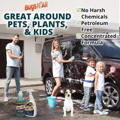 PROSOL WORKS Bugs N’ All on chrome surface delivering gentle yet effective shine.
