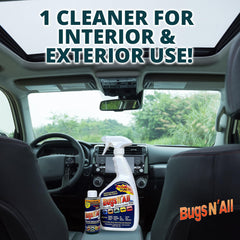 PROSOL WORKS Bugs N’ All chrome-metal-clean near a shiny trim.