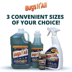 PROSOL WORKS Bugs N’ All concentrate with free spray bottle for value.