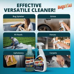 PROSOL WORKS Bugs N’ All concentrate being mixed for quick, powerful cleaning.