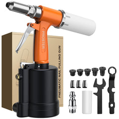 Proster Pneumatic Riveter front view for heavy-duty riveting tasks