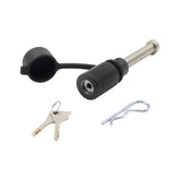 Proven Industries HL1 pin lock assembled on a hitch receiver for secure gear
