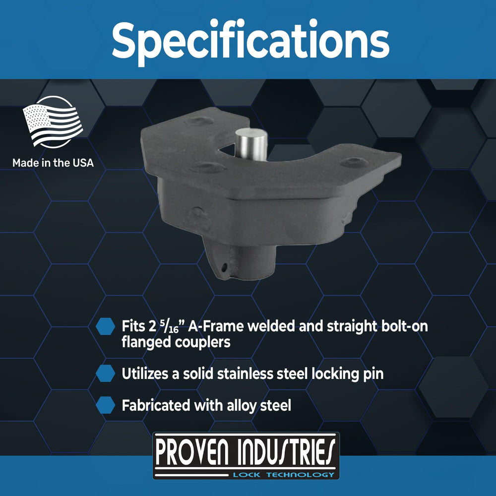 Black powder-coated housing protects against wear and tampering.