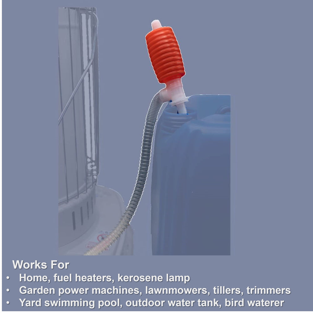 Provoonsint siphon pump ideal for draining small containers or pools.