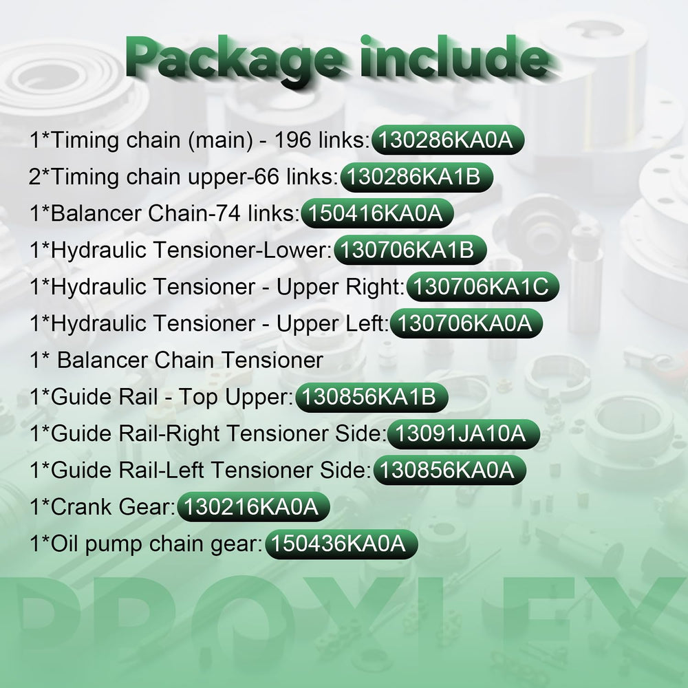 ProXlex hydraulic tensioner lower, ensures smooth tension during operation
