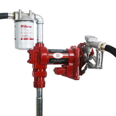 PRUNkuar 12V fuel transfer pump body view for easy mounting