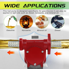 PRUNkuar fuel transfer pump cast iron chamber design