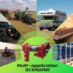 PRUNkuar 12V fuel transfer pump in action delivering high-flow efficiency