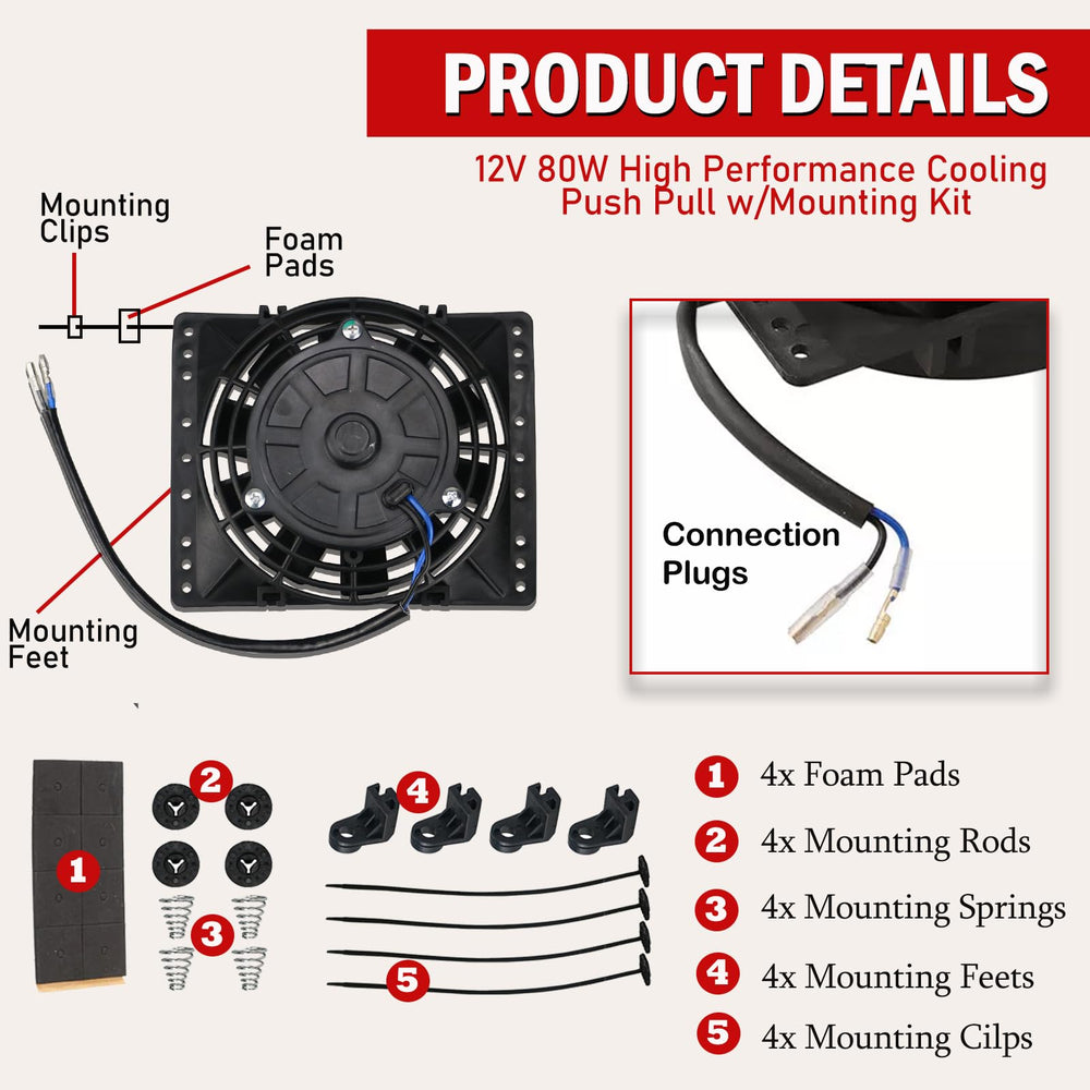 PRUNkuar slim design enables flexible mounting in compact engine bays.