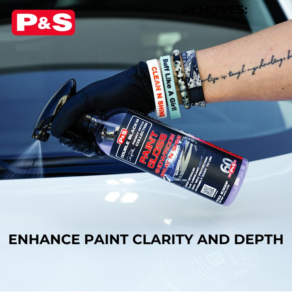 PS Professional Detail Paint Gloss Showroom Spray N Shine refreshing car paint finish.