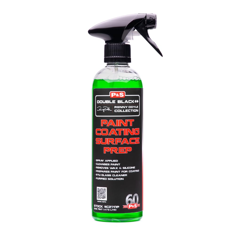 P&S Professional Detail Paint Surface Prep spray application showing easy surface cleansing for coatings