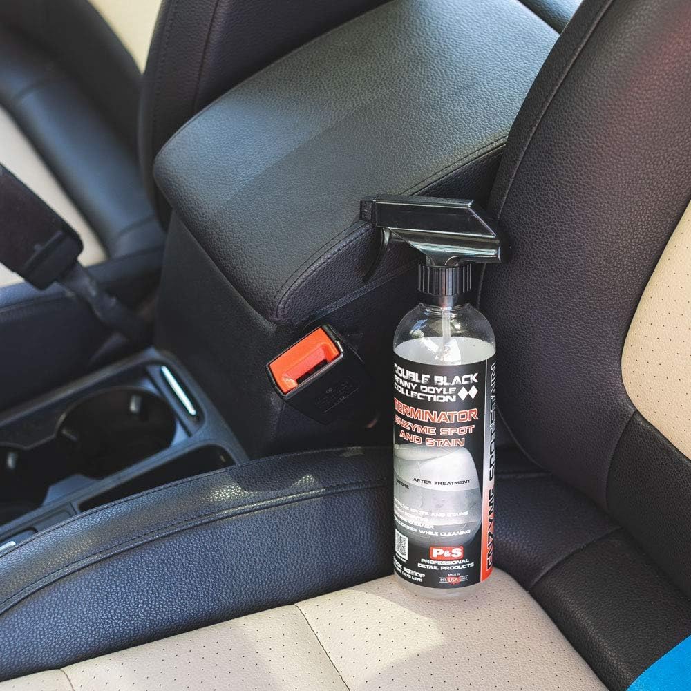P&S Terminator enzyme dirt-elimination captures everyday spill cleanup on carpets and rugs