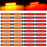 PSDRIQQ 6LED trailer marker amber lights boost night visibility for trailers and campers.