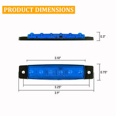 PSEQT blue LED rock strip for off-road trucks and SUVs.