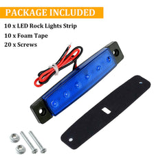 PSEQT blue LED rock strip for snowmobile underglow.