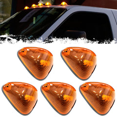 PSEQT cab roof marker light with amber lens and 10 LEDs for durable visibility.