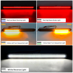 PSEQT light bar side profile shows rugged, slim housing.