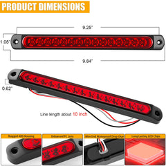PSEQT sealed polycarbonate lens trailer light protects against dust and water