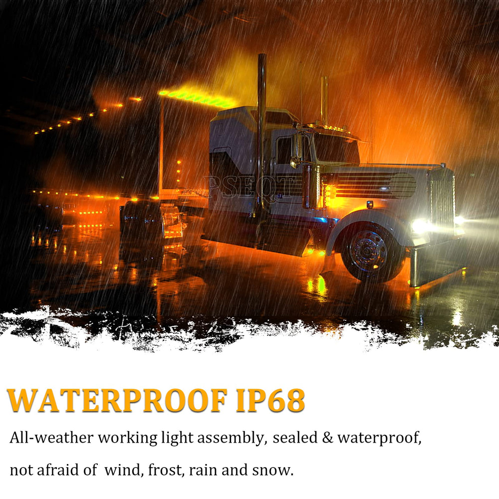 PSEQT marker light universal fit for pickups, trailers, RVs.