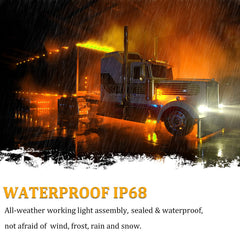 PSEQT marker light universal fit for pickups, trailers, RVs.