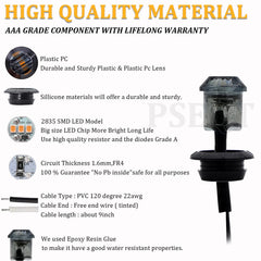 PSEQT universal light compatible as side marker, clearance, and identification light.