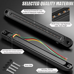 PSEQT white reverse light aids safer maneuvering in reverse.