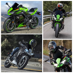 PSLER ABS windscreen for Ninja 650 ER6F is durable and weather resistant.