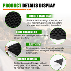 PSLER anti-slip tank grips for ZX-6R boost riding stability