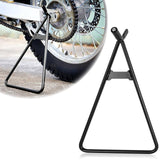 PSLER dirt bike triangle stand side view for stable parking