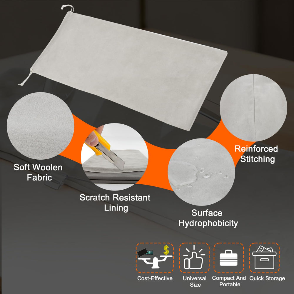 PSLER easy-clean machine-washable visor bag for quick maintenance