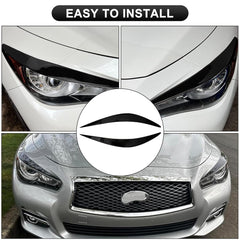 PSLER durable PC eyelids resist elements for Infiniti Q50 daily use.
