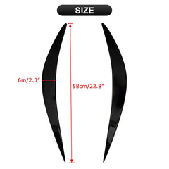 PSLER headlight eyebrow set includes matching trim for a cohesive look.