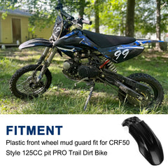 PSLER mudguard uses flexible PP that resists cracks on rough off-road runs.