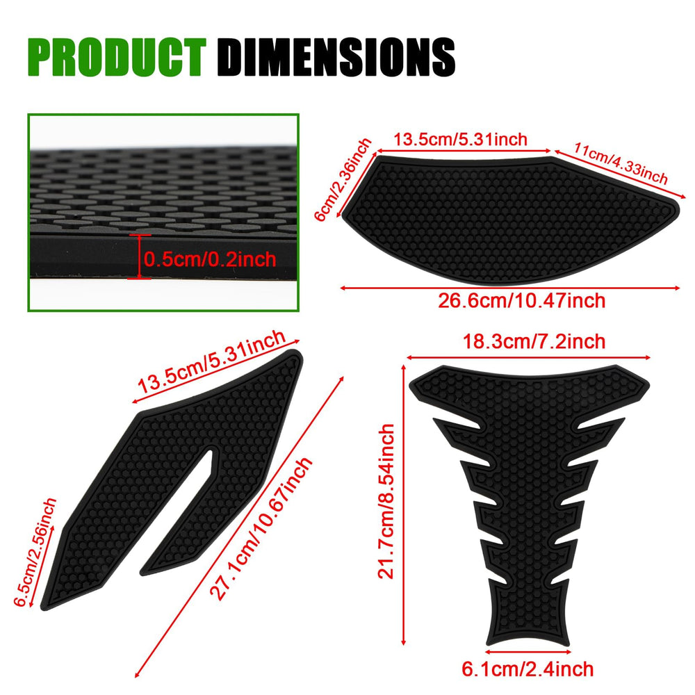 PSLER packaged adhesive system for ZX-6R tank pads