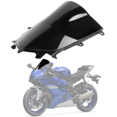 PSLER R7 front windshield clear view with wind deflection for confident rides