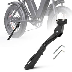PSLER Ridstar Q20 kickstand base with non-slip grip for stable parking.