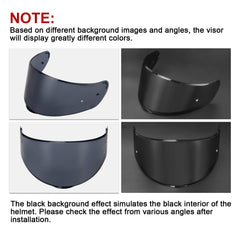 PSLER Sedici Strada 2 visor front install shows quick mounting