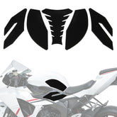 PSLER tank pads for ZX-6R side view improve grip during cornering