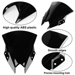 PSLER Ninja 500 SE 18in windshield side view