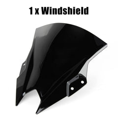PSLER windshield mounted on Ninja 500 SE bike