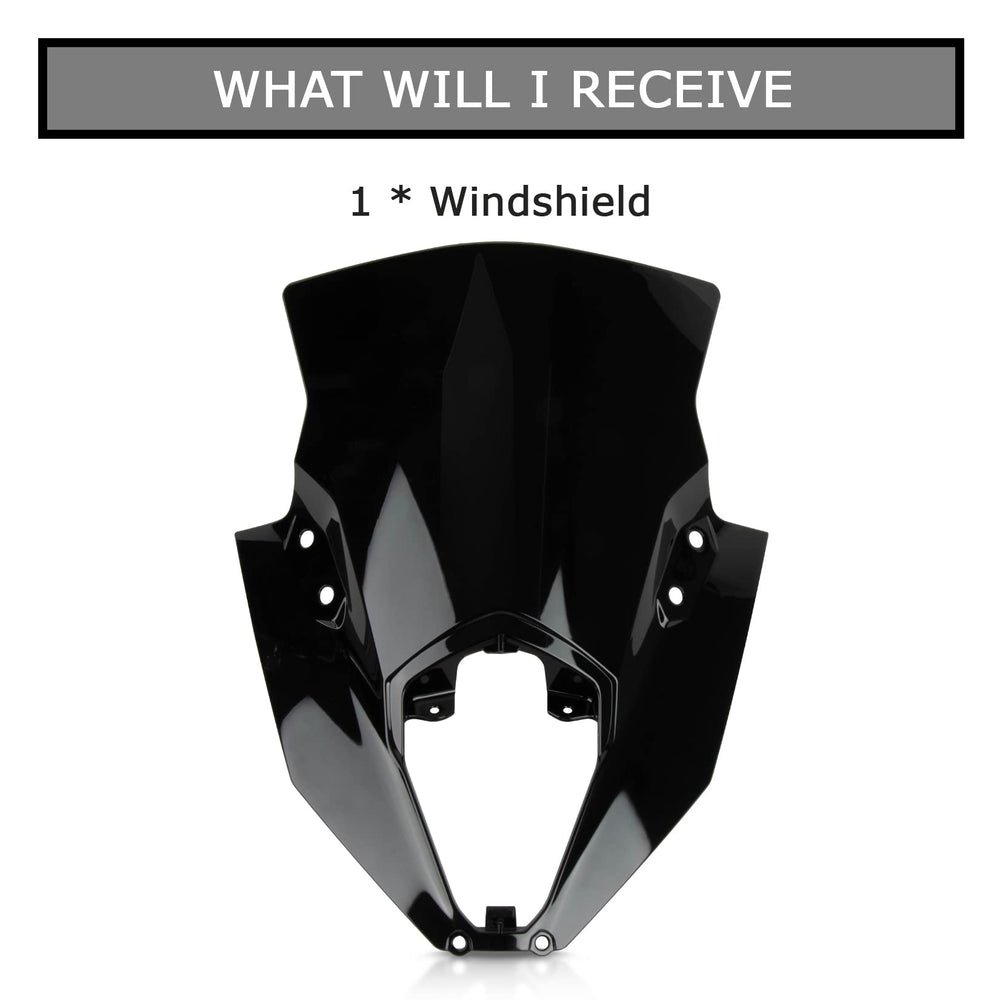 PSLER windscreen for Ninja 650 ER6F enables easier highway cruising.