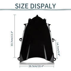 PSLER YZF R6 front windshield multi-smoke tint offers versatile styling and wind deflection