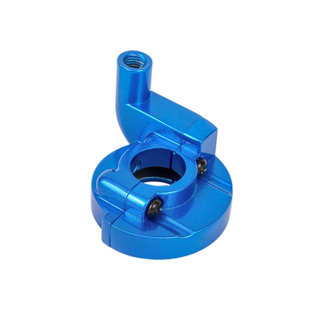PUCKY aluminium clamp blue provides durable mounting