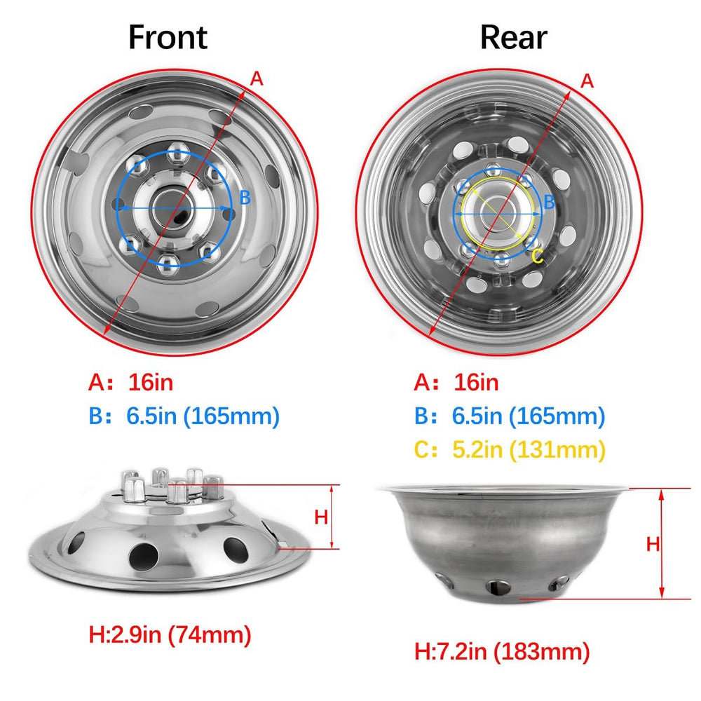 Puermto bolt-on mounting assembly in action on a wheel