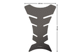Puig 4051C carbon-look tank pad, front view, adds stylish protection against scratches