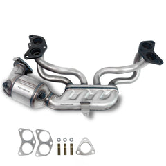 Pulcherflow catalytic converter for Subaru Forester 2011-2016, direct-fit with included hardware for easy installation.