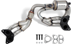 Pulcherflow front catalytic converter for 2015-2019 Outback improves exhaust flow.