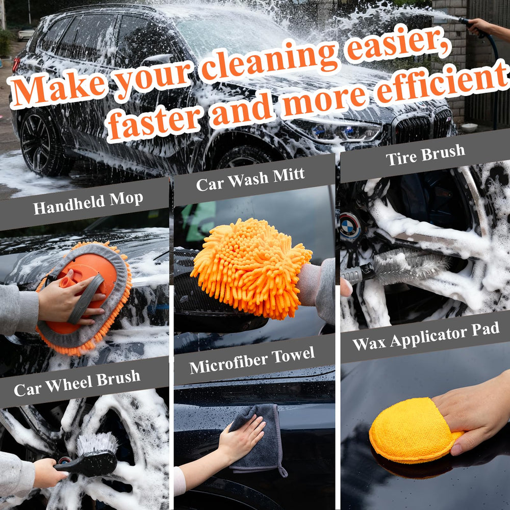 PuliKit 2-in-1 windshield squeegee delivers streak-free windows.
